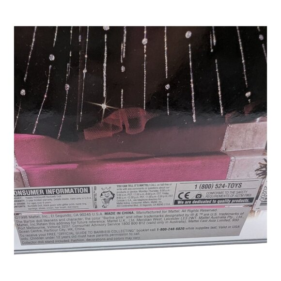 1998 Vintage RARE (Box Error) Mattel Happy Holidays Special Edition Barbie NRFB - Picture 8 of 14